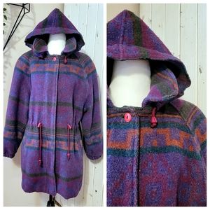 80's ANORAK ABSTRACT PRINT 10